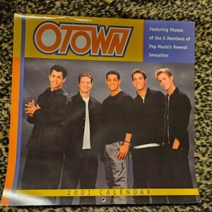 OTown 2001 Calendar | Vintage | Y2K | Boy Band | Wall Calendar | Music